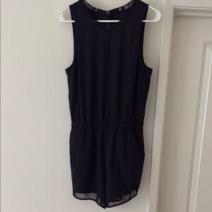 Zella Black Sleeveless Romper